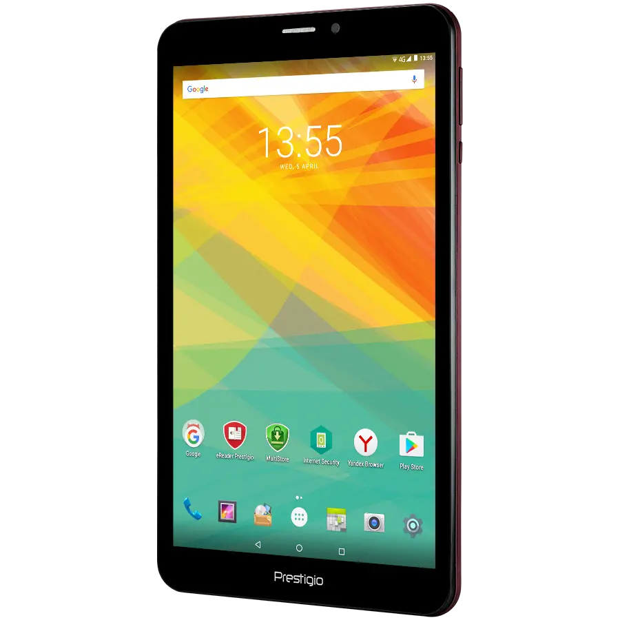 Prestigio Wize 3418 4G, PMT3418_4GE_C_WN, Signal SIM, 4G 8''(800*1280)IPS display, Android 6.0, up to 1.1GHz 64-bit quad core, 1GB DDR, 8GB Flash, 0.3MP Front + 2.0MP rear cameral, 4200mAh battery, Color/ Wine Red. - image 1