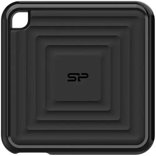 SILICON POWER Εξωτερικός SSD PC60 256GB USB-C 540/500 MB/s Μαύρο - 1