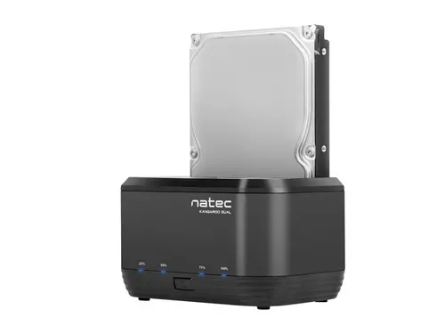 Докинг станция, Natec HDD Docking Station Kangaroo Dual SATA USB 3.0 - image 1