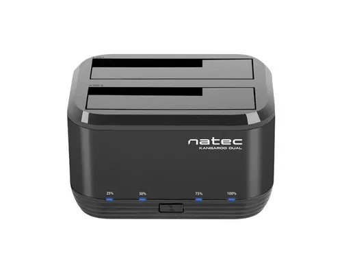 Докинг станция, Natec HDD Docking Station Kangaroo Dual SATA USB 3.0 - image 3