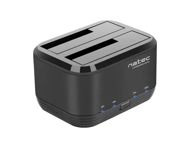 Докинг станция, Natec HDD Docking Station Kangaroo Dual SATA USB 3.0 - image 4