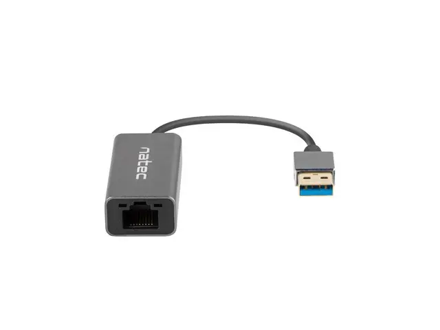 Адаптер, Natec Cricket USB to RJ45 Ethernet Adapter Network Card Cricket USB 3.0, 1xRJ45 1GB, Cable - image 2
