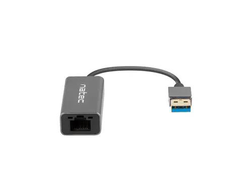 Адаптер, Natec Cricket USB to RJ45 Ethernet Adapter Network Card Cricket USB 3.0, 1xRJ45 1GB, Cable - image 2