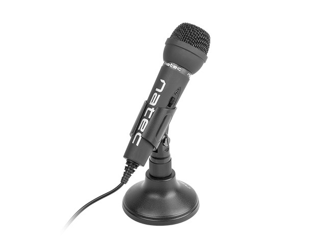 Микрофон, Natec microphone adder black