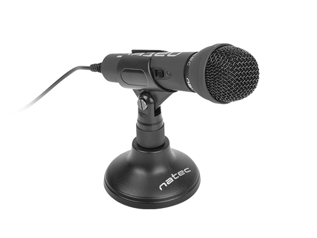 Микрофон, Natec microphone adder black - image 1