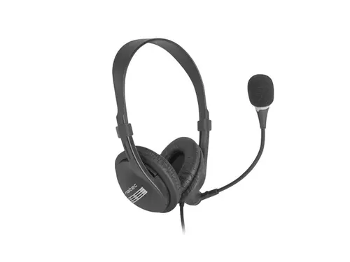 Слушалки, Natec Headset Drone With Microphone Black - image 1