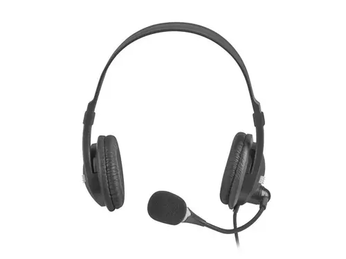 Слушалки, Natec Headset Drone With Microphone Black - image 2