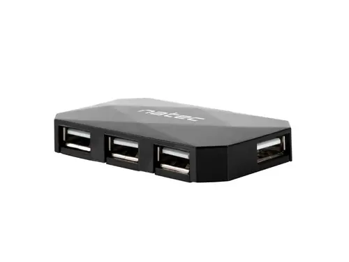 Hub USB, Natec HUB Locust USB 2.0 4-Port negru - 1