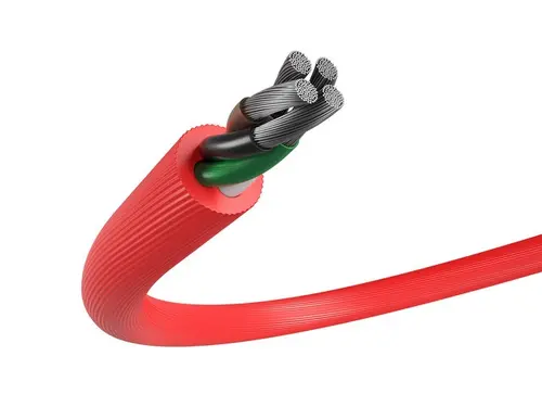 Кабел, Natec USB-C(M) -> USB-A (M) 2.0 cable 1m. Angled left/right Red - image 2