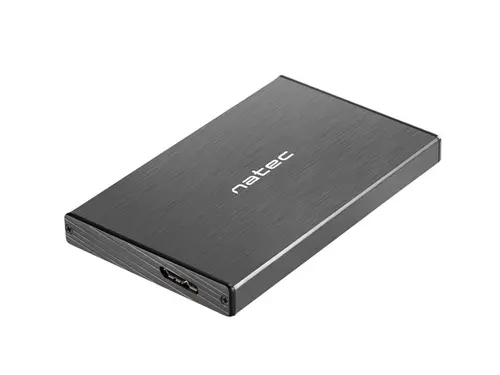 Carcasă pentru hard disk, Natec Carcasă externă HDD/SSD Rhino Go SATA 2.5" USB 3.0 Negru - 1