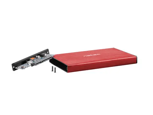 Θήκη σκληρού δίσκου, Natec External HDD/SSD Enclosure Rhino Go SATA 2.5" USB 3.0 κόκκινο - 2