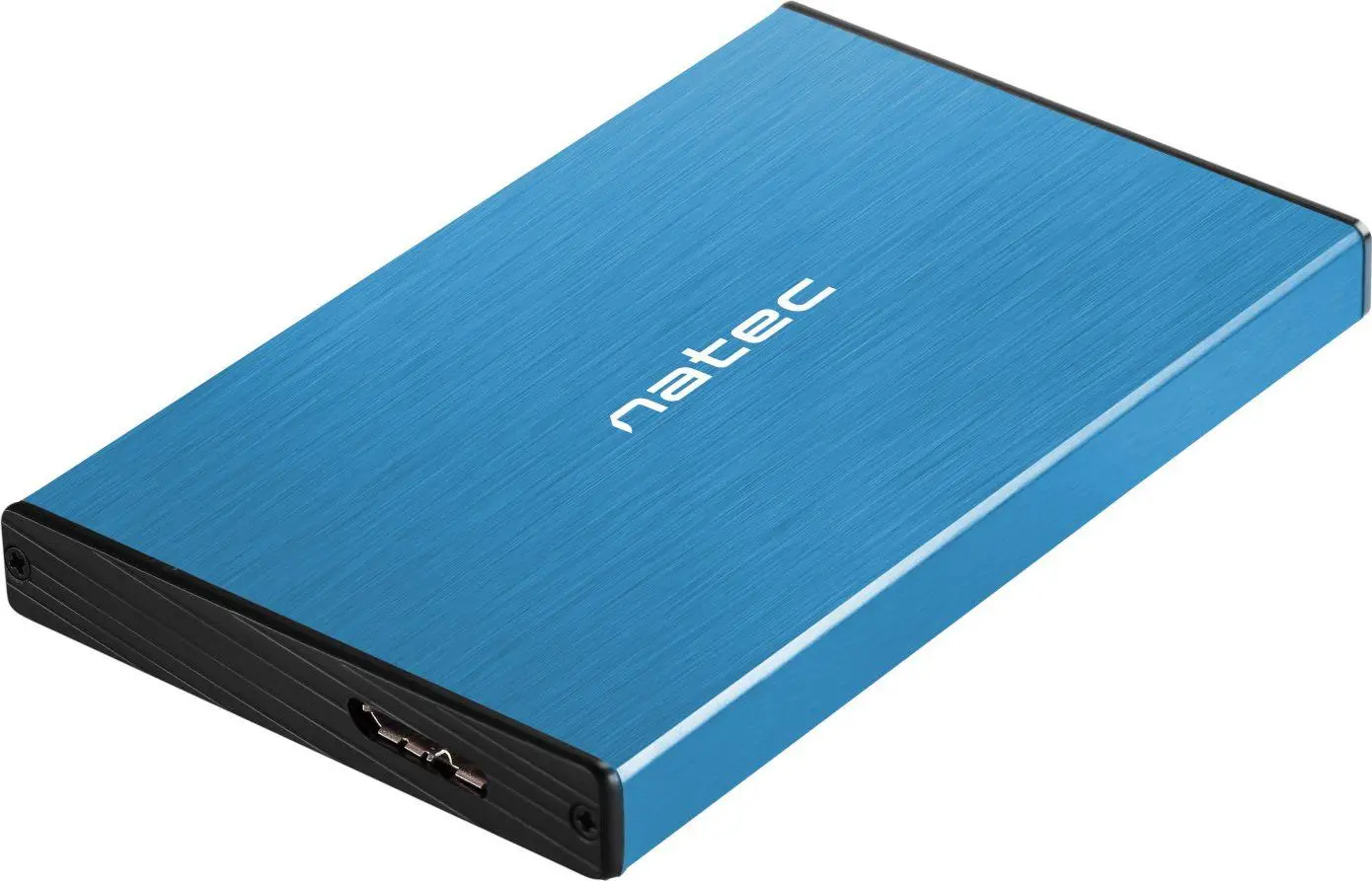 Carcasă pentru hard disk, Natec External HDD/SSD Enclosure Rhino Go SATA 2.5" USB 3.0 albastru