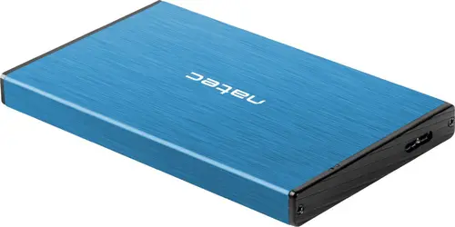 Carcasă pentru hard disk, Natec External HDD/SSD Enclosure Rhino Go SATA 2.5" USB 3.0 albastru - 2