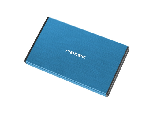 Кутия за твърд диск, Natec External HDD/SSD Enclosure Rhino Go SATA 2.5" USB 3.0 Blue - image 1