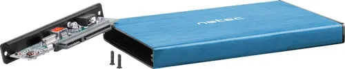 Carcasă pentru hard disk, Natec External HDD/SSD Enclosure Rhino Go SATA 2.5" USB 3.0 albastru - 3