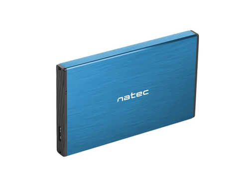 Кутия за твърд диск, Natec External HDD/SSD Enclosure Rhino Go SATA 2.5" USB 3.0 Blue - image 2