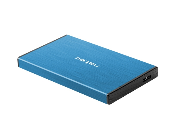 Кутия за твърд диск, Natec External HDD/SSD Enclosure Rhino Go SATA 2.5" USB 3.0 Blue - image 3