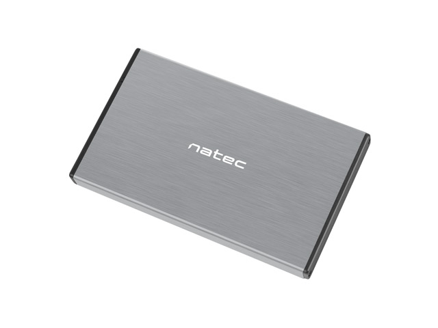 Кутия за твърд диск, Natec External HDD/SSD Enclosure Rhino Go SATA 2.5" USB 3.0 Grey - image 4