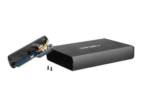 Кутия за твърд диск, Natec External HDD/SSD Enclosure Rhino SATA 3.5" USB 3.0 Aluminium Black - image 3