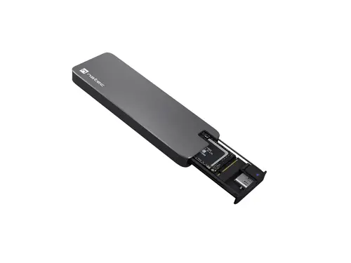 Carcasă pentru hard disk, Natec External SSD Enclosure Rhino M.2 NVME USB-C 3.1 GEN 2 aluminiu - 3