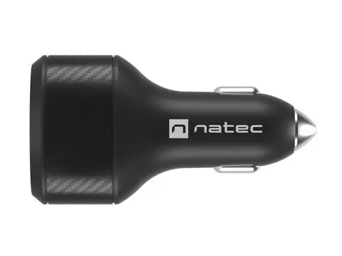 Зарядно устройство, Natec Coney 2xUSB, 1xUSB-C Quick charger 84W Black - image 2