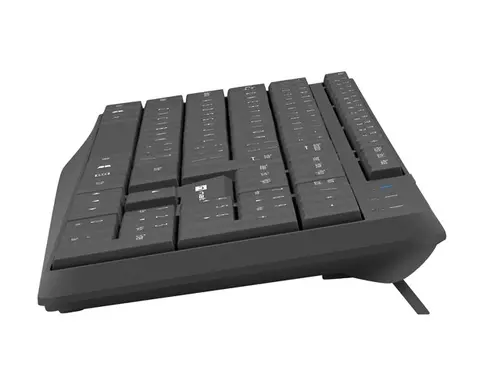 Комплект, Natec Set 2 in 1 Keyboard Black Squid + Mouse Wireless US Layout - image 6
