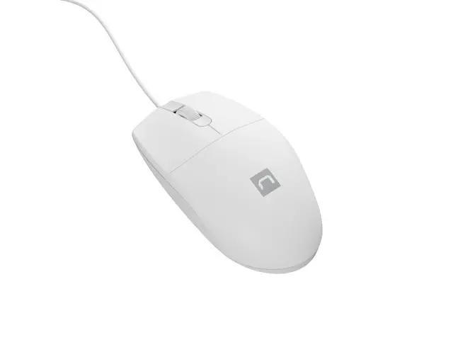 Mouse, Natec Mouse Ruff 1000 DPI Optic Alb - image 5