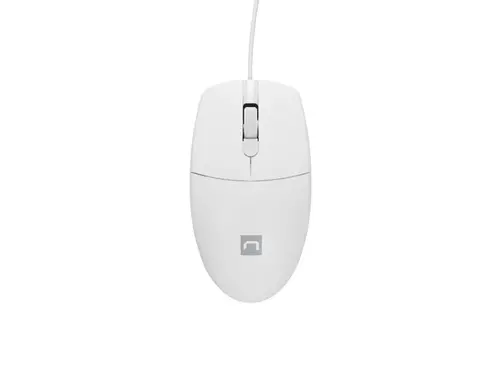 Mouse, Natec Mouse Ruff 1000 DPI Optic Alb - 1