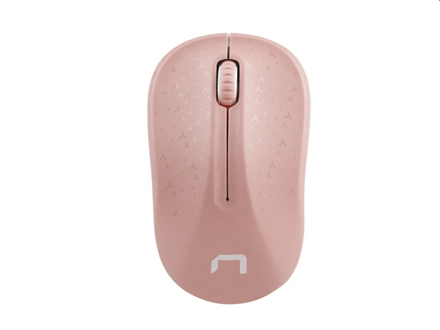 Мишка, Natec Mouse Toucan Wireless 1600 DPI Optical Pink-White - image 2