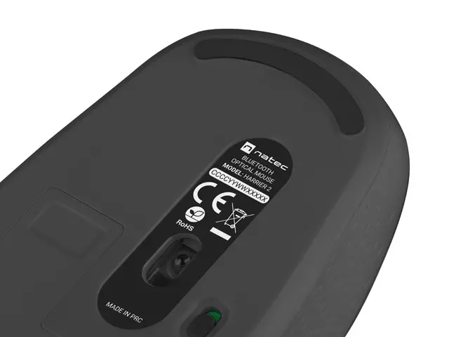 Мишка, Natec Mouse Harrier 2, 1600 DPI Bluetooth 5.1 Black - image 4