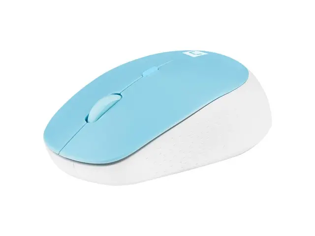 Мишка, Natec Mouse Harrier 2, 1600 DPI Bluetooth 5.1 White-Blue - image 1