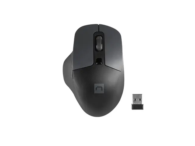 Мишка, Natec Mouse Blackbird 2 Silent Wireless 1600 DPI Optical Right Hand Adapted, Black