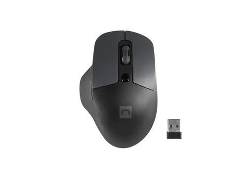 Мишка, Natec Mouse Blackbird 2 Silent Wireless 1600 DPI Optical Right Hand Adapted, Black