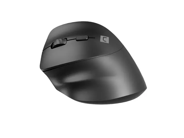 Мишка, Natec Vertical Mouse Crake 2 BLUETOOTH 5.2 + 2.4GHZ BLACK 2400dpi, Left handed, black - image 1