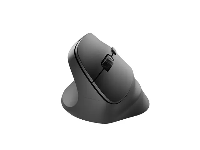 Мишка, Natec Vertical Mouse Crake 2 BLUETOOTH 5.2 + 2.4GHZ BLACK 2400dpi, Left handed, black - image 2