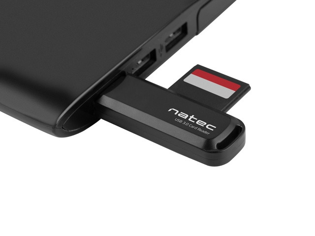 Аксесоар, Natec Card Reader Scarab 2 SDHC MMC M2 Micro SD USB 2.0 Black - image 4