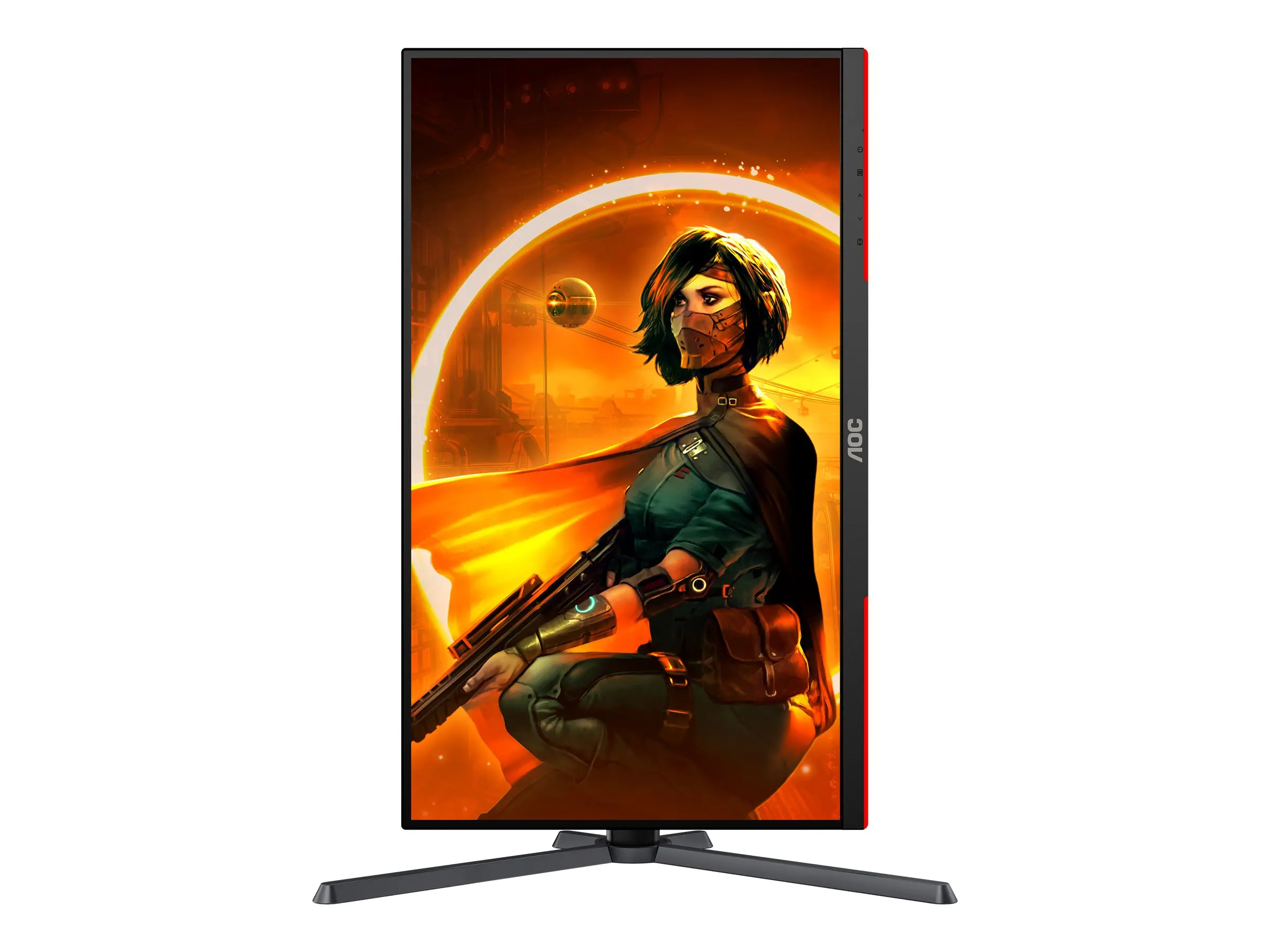 Монитор, AOC Q27G3XMN/BK, 27" VA Backlight type MiniLED, 2560x1440@180Hz, 1ms GtG, 1000cd/m2, 3000:1, DCR 80M:1, Adaptive Sync, FlickerFree, Low Blue Light, Tilt, Height Adjust, Pivot, Swivel, 2xHDMI, DP