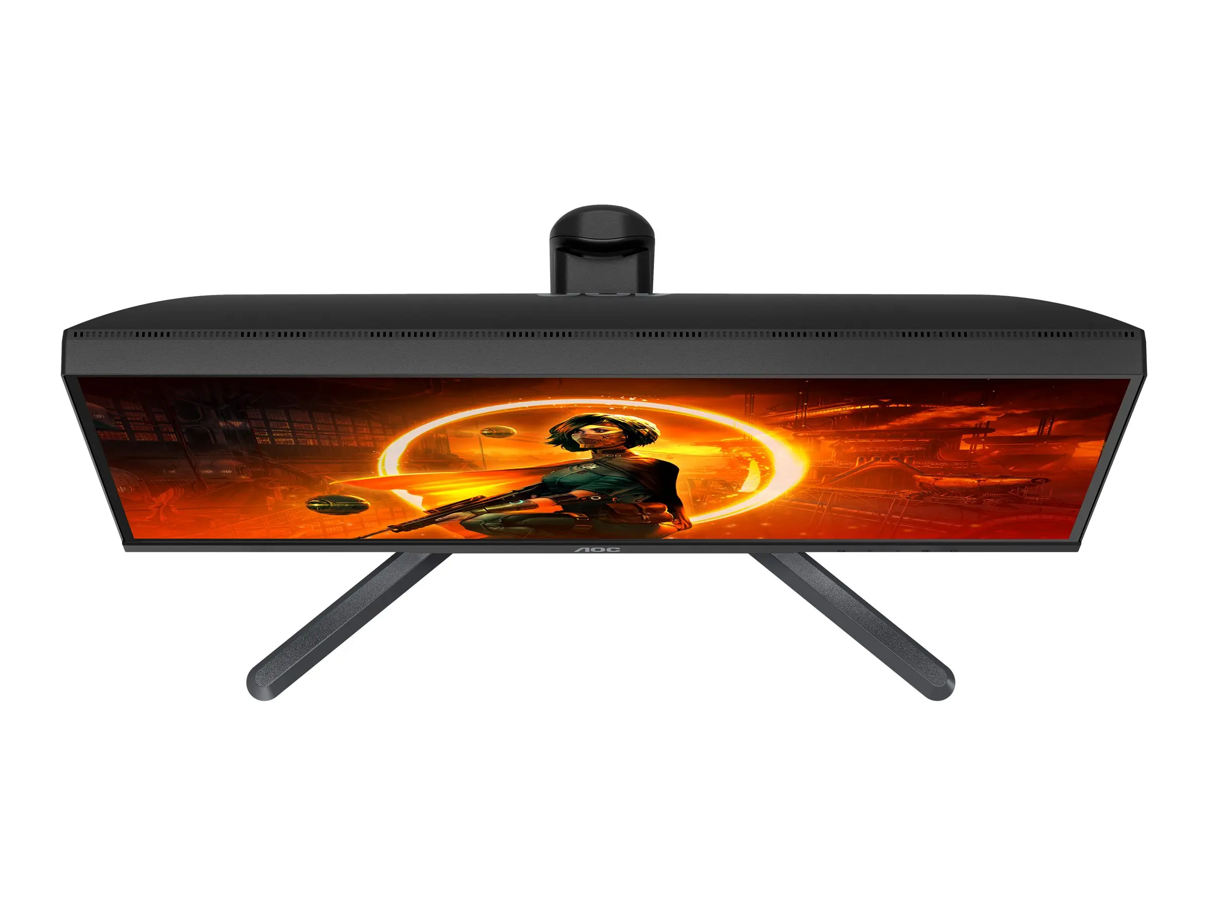 Монитор, AOC Q27G3XMN/BK, 27" VA Backlight type MiniLED, 2560x1440@180Hz, 1ms GtG, 1000cd/m2, 3000:1, DCR 80M:1, Adaptive Sync, FlickerFree, Low Blue Light, Tilt, Height Adjust, Pivot, Swivel, 2xHDMI, DP - image 7