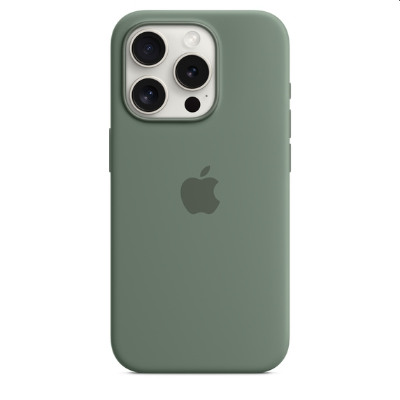 Калъф, Apple iPhone 15 Pro Silicone Case with MagSafe - Cypress - image 2
