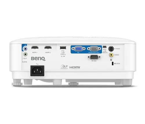 Мултимедиен проектор, BenQ MW560, DLP, WXGA (1280x800), 20,000:1, 4000 ANSI Lumens, 1.1X, Auto Vertical Keystone, Anti-Dust Sensor, HDMI x2, VGA, VGA out, S-video, RCA, USB-A 5V/1.5A, 10W speaker, 3D, up to 15,000 hrs lamp life, Glass Lenses, QCast ready, 2.3kg, White - image 4