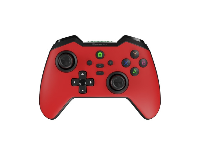 Геймпад, Genesis Gamepad Mangan 400 Wireless (for PC/SWITCH/MOBILE) Red