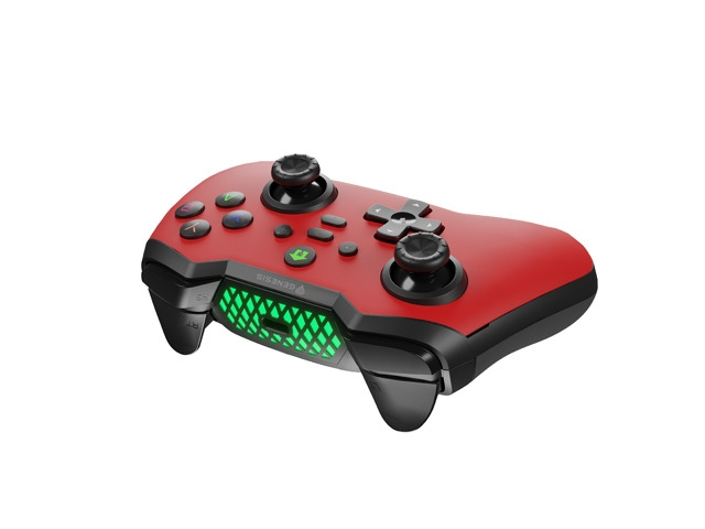 Геймпад, Genesis Gamepad Mangan 400 Wireless (for PC/SWITCH/MOBILE) Red - image 3