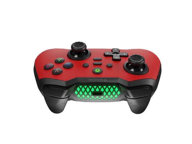 Геймпад, Genesis Gamepad Mangan 400 Wireless (for PC/SWITCH/MOBILE) Red - image 6