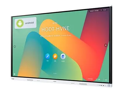 Интерактивен дисплей, Huawei IdeaHub Board 2, IHB2-75SU, 75" Touch: IR 20 points D-LED, IPS, 8ms, 3840 x 2160, 350 nits/400 nits, 1200:1, 2xStylus pen, WiFi, NFC, Bluetooth, USB Type-C, USB Type-A, USB Type-B, HDMI, COM port, RJ45, Android, Jade white - image 1