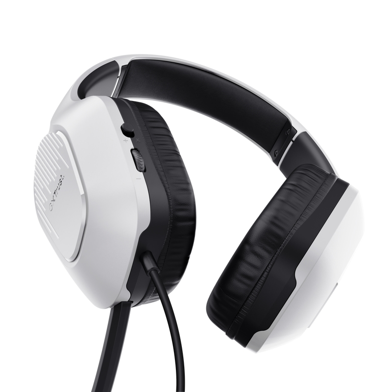 Слушалки, TRUST GXT415 Zirox Headset White - image 2