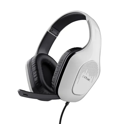 Căști, TRUST GXT415 Zirox Headset Alb - 1