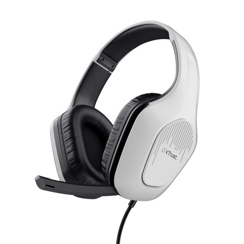 Слушалки, TRUST GXT415 Zirox Headset White