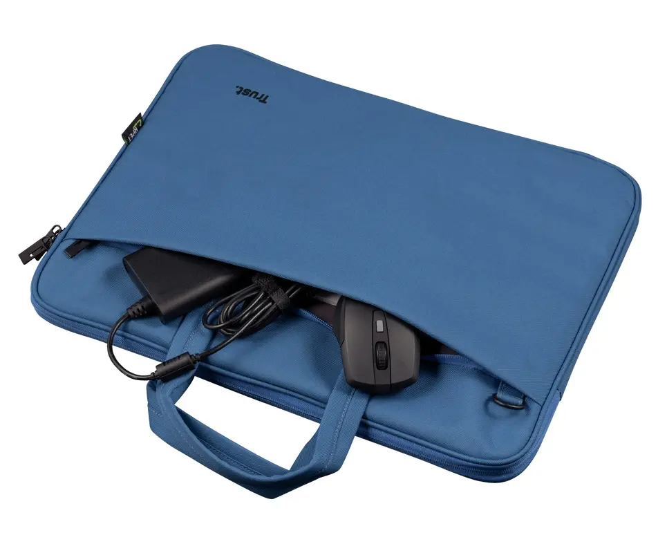 Чанта, TRUST Bologna Laptop Bag 16" Eco Blue - image 3