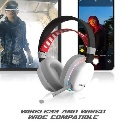 Marvo безжични геймърски слушалки Gaming Headphones Monka Echo HG9069W - Bluetooth, 2.4G - image 8