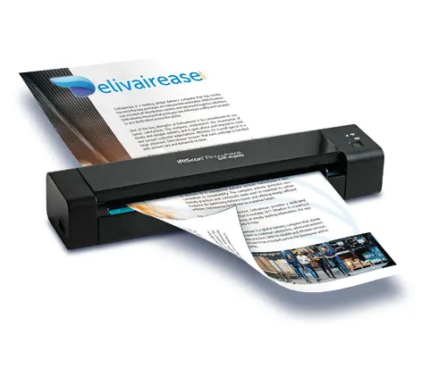 Scanner portabil duplex IRIS IRIScan Anywhere 6 Wifi Duplex, A4, USB-C, Negru - 2